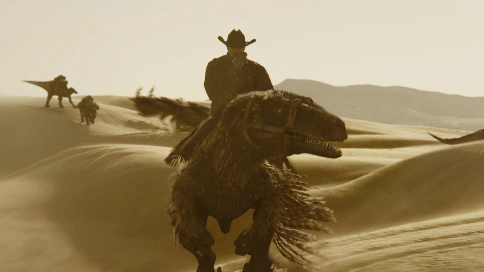 Primitiivse sõja režissööri järgmine film viib dinosaurused metsikusse läände